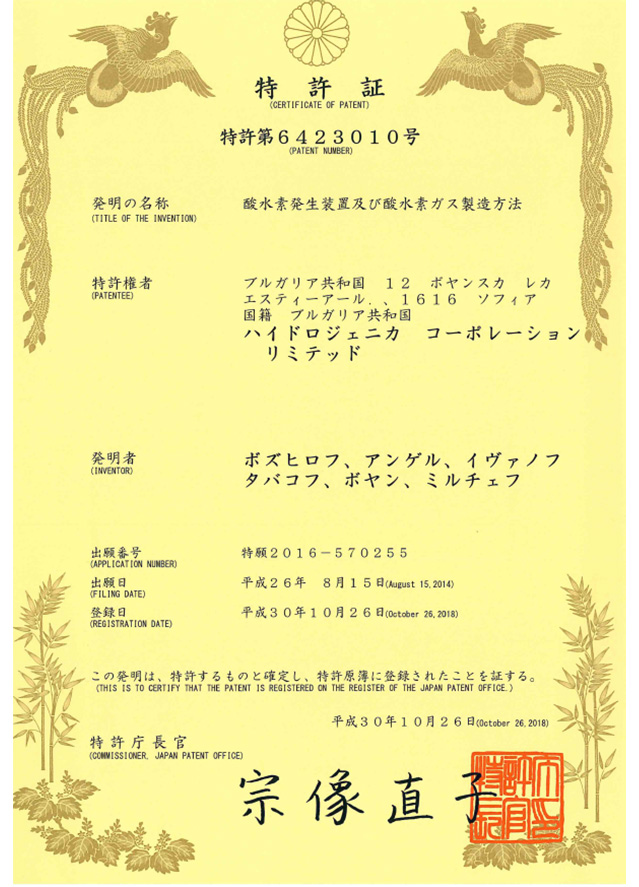 Japan patent